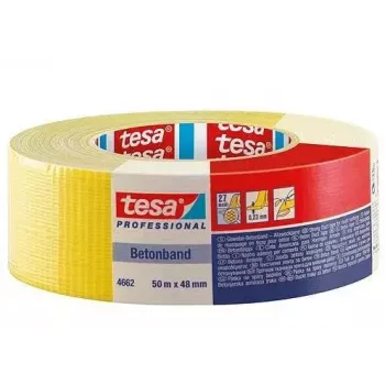 Auduma līmlente Tesa 04662 Professional, dzeltena, 50 m × 18 mm