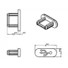 Kontaktligzdas aizsargvāciņš USB Micro-B DeLOCK 64007
