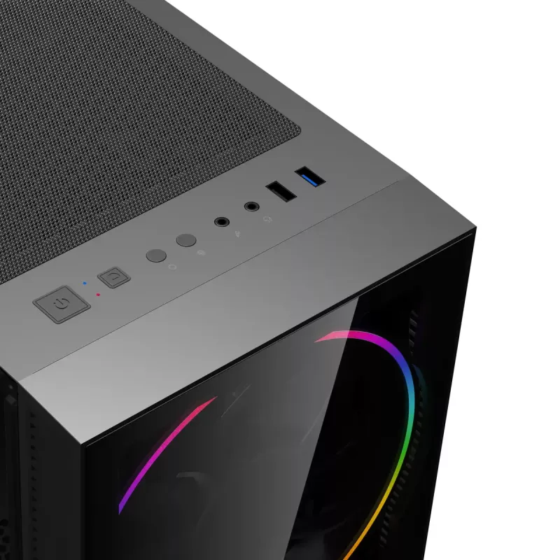 Galddators Hyrican GAMEMAX Melns Hole 7811 — Intel Core i5-14400F, 16GB DDR5, 1TB SSD, GeForce RTX 5060 Ti, Windows 11