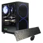 Galddators Hyrican GAMEMAX Melns Hole 7811 — Intel Core i5-14400F, 16GB DDR5, 1TB SSD, GeForce RTX 5060 Ti, Windows 11