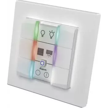 Wall switch panel eQ-3 Homematic IP Wandtaster 6‑button plastic balta