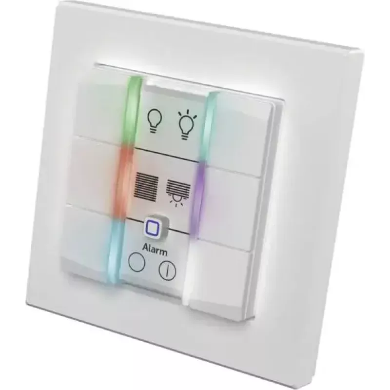 Wall switch panel eQ-3 Homematic IP Wandtaster 6‑button plastic balta