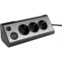 Strāvas pagarinātājs REV 2400050010, 3 rozetes ar 2 USB pieslēgvietām