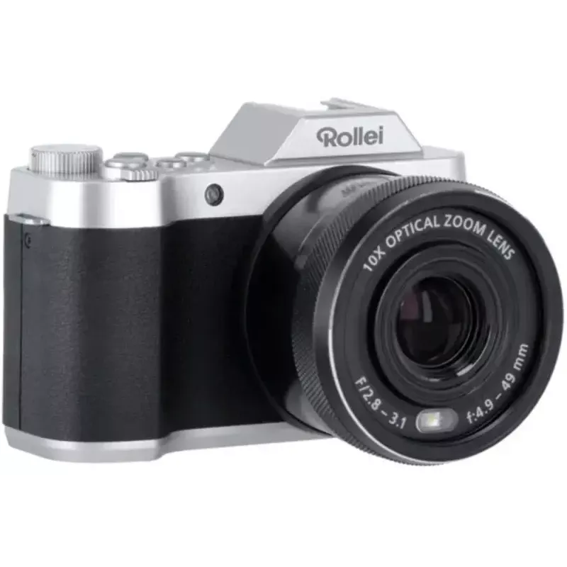 Kompakta digitālā kamera Rollei Powerflex 10x Retro — 10x optiskā tālummaiņa, 16 MP