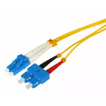 Šķiedru optiskais kabelis Tecline 799LS10 LC SC SMF 10 m dzeltens