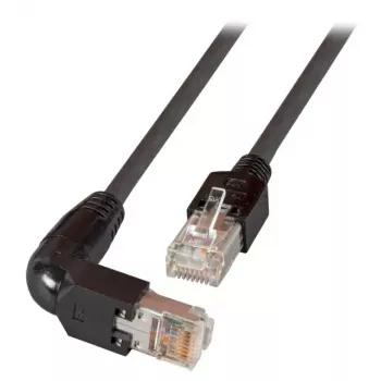 Tīkla kabelis EFB Elektronik K0993.0,5 RJ-45 Cat5e 0,5 m melns