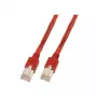 Tīkla kabelis EFB Elektronik K8703.1 RJ-45 Cat5e 1 m sarkans
