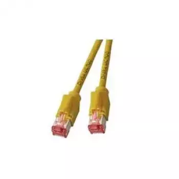 Tīkla kabelis EFB Elektronik RJ45 S/FTP Cat6a 10 m dzeltens