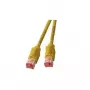 Tīkla kabelis EFB Elektronik RJ45 S/FTP Cat6a 10 m dzeltens