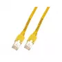 Tīkla kabelis EFB Elektronik K8075.0,50 RJ-45 Cat5e 0.5 m Dzeltens