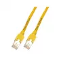 Tīkla kabelis EFB Elektronik K8075.2 RJ-45 Cat5e 2m Dzeltens