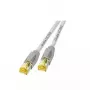 Tīkla kabelis EFB Elektronik K8560GR.10 RJ45 Cat6a 10 m Pelēks