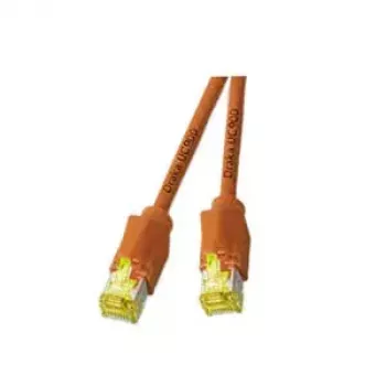 Tīkla kabelis EFB Elektronik 0.5m RJ45 Cat6a oranžs