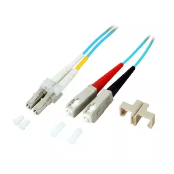 Optiskās šķiedras kabelis EFB Elektronik O0314.1 1 m LC SC tirkīzzils
