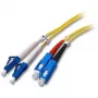 Optiskās šķiedras kabelis EFB Elektronik O0360.3 3 m LC SC dzeltens