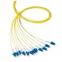 Optiskās šķiedras kabelis EFB Elektronik O0480.2 2 m LC dzeltens