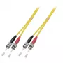Optiskās šķiedras kabelis EFB Elektronik O2003.3 3 m ST dzeltens