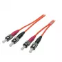 Optiskās šķiedras kabelis EFB Elektronik O6013.15 15 m ST Oranžs