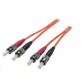 Optisko šķiedru kabelis EFB Elektronik O6023.7 — 7 m, OM1 (62.5 µm), ST–ST, oranžs