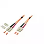 Fibre optic kabelis EFB Elektronik O6413.5 5 m SC oranža