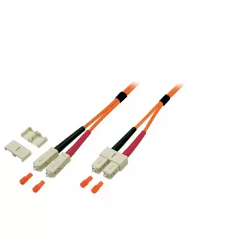 Optiskās šķiedras kabelis EFB Elektronik O6423.050 0,5 m SC oranžs