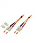 Optiskās šķiedras kabelis EFB Elektronik O6423.050 0,5 m SC oranžs