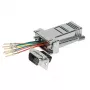Kabeļa savienotājpārejas adapteris EFB Elektronik ETM23067 — DB-09 uz RJ-45, pelēks