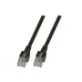 Tīkla kabelis EFB Elektronik K5456.1,5 RJ-45 Cat5e 1.5m Melns