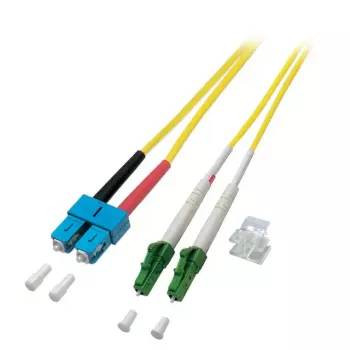 Optiskās šķiedras kabelis EFB Elektronik O0383.1 1 m LC SC Dzeltens