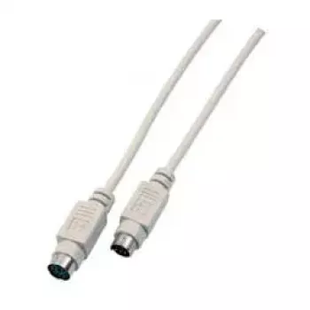 PS/2 kabelis EFB Elektronik EK323.2 2m vīrietis-vīrietis 6 kontaktu Mini-DIN balts