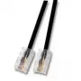 Tīkla kabelis EFB Elektronik RJ45 (8/4) - RJ45(8/4) 2m melns