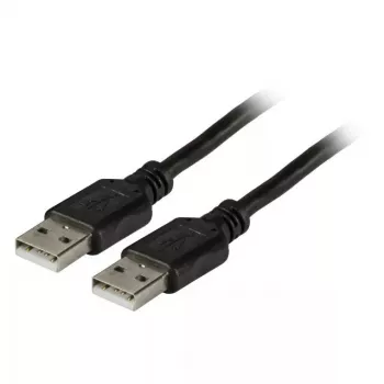 USB Kabelis EFB Elektronik USB 2.0 A / A 3m Melns