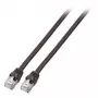 Tīkla kabelis EFB Elektronik S/FTP Cat.6 RJ45 Melns 3m