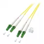 Optiskās šķiedras kabelis EFB Elektronik O0381.0,5 0.5m 2x LC dzeltens