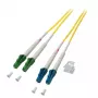 Optiskās šķiedras kabelis EFB Elektronik O0384.15 LC OS2 15 m Dzeltens