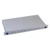 Patch panel 1U EFB Elektronik B71006.12OM4 — ST optiskie savienotāji, metāls, 483×44,5×244 mm