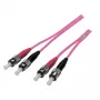 Optiskās šķiedras komutācijas kabelis EFB Elektronik O0348.7 7,5 m OM4 ST–ST violets