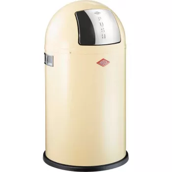 Atkritumu tvertne Wesco Pushboy 50 l Mandel 112792 nerūsējošais tērauds, pedāļa vietā spiežams vāks