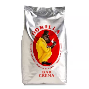Kafijas pupiņas Gorilla Espresso Bar Crema 1 kg – Gorilla zīmola espresso maisījums