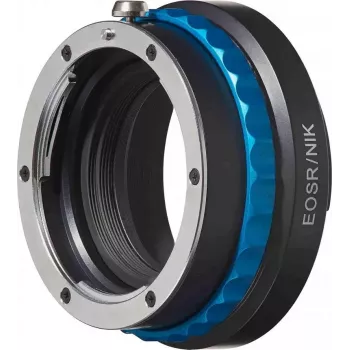 Objektīva adapteris Novoflex Nikon F objektīviem uz Canon EOS R kamerām (modelis EOSR/NIK)