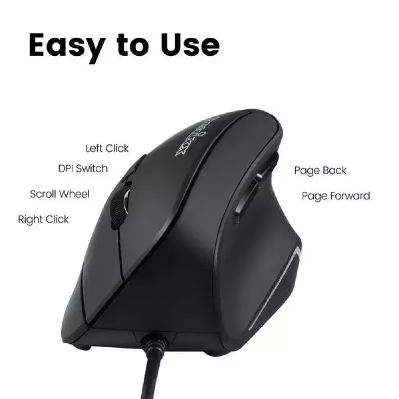Pele Perixx 11534 labās rokas USB Type-A optiskā 1600 DPI