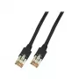 Tīkla kabelis EFB Elektronik K8072.1 RJ-45 Cat5e 1 m Melns