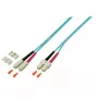 EFB Elektronik O0318.5 InfiniBand optiskās šķiedras kabelis 5 m SC Tirkīzzils OM4