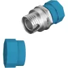 Optiskās šķiedras adapteris EFB Elektronik 53344.3 FC/PC Zils metālisks