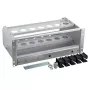 Subrack EFB Elektronik 53711.1 — alumīnija/termoplastmasas korpuss, 483×295×178 mm, pelēks