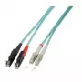 Optiskās šķiedras kabelis EFB Elektronik O0341.2 — OM4, 2 m, LC uz E‑2000 (LSH), 50 µm, violets