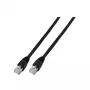 Tīkla kabelis EFB Elektronik 1m Cat6 RJ-45 U/UTP Melns