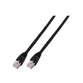 Tīkla kabelis EFB Elektronik 3m Cat6 RJ-45 U/UTP Melns