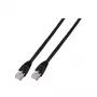 Tīkla kabelis EFB Elektronik 3m Cat6 RJ-45 U/UTP Melns