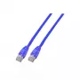 Networka kabelis EFB Elektronik 1m Cat6 RJ-45 U/UTP Zils